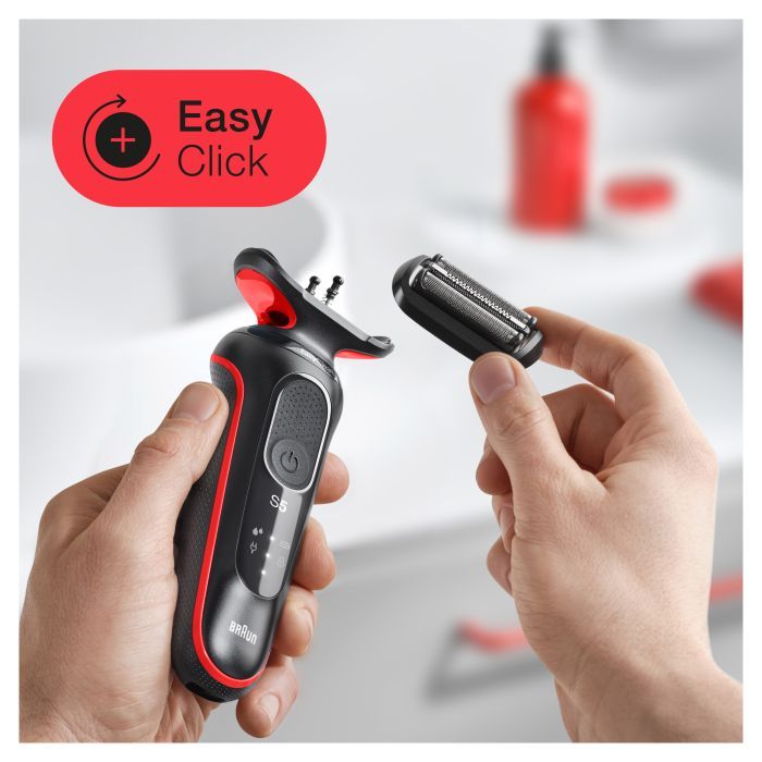 Электробритва Braun Series 5 51-R1000s BLACK / RED изображение 3