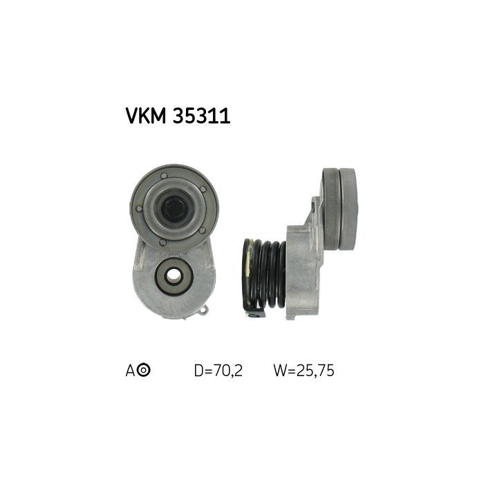 Натягувач ременя з роликом SKF VKM 35311