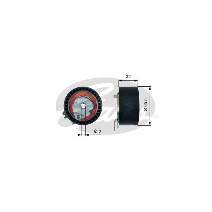 Ролик натяжителя ремня Gates T43236