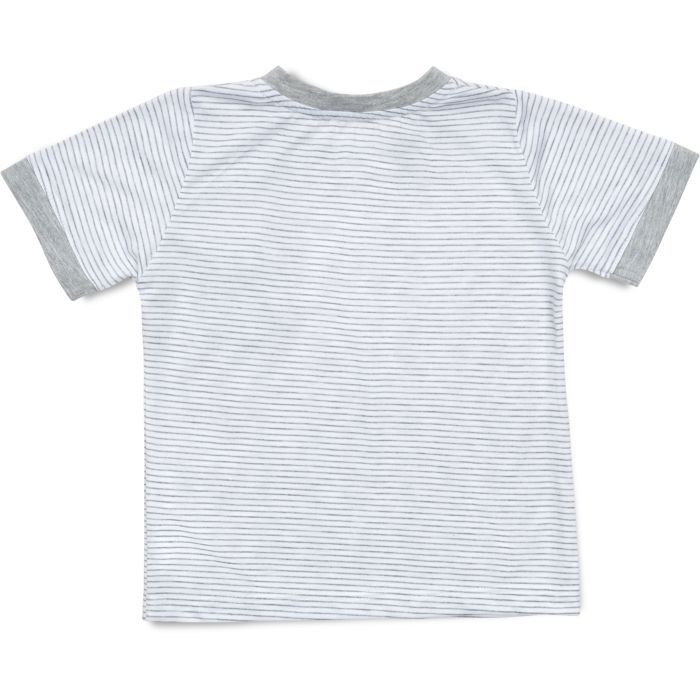 Футболка дитяча Breeze в смужку (12728-86B-gray) зображення 2