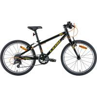 Велосипед Leon 20" GO 7 speed Vbr рама-10" 2022 Black (OPS-LN-20-002)