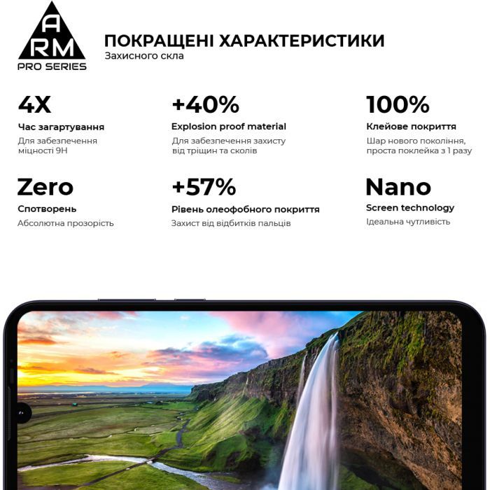 Скло захисне Armorstandart Pro Motorola E6i Black (ARM59409) зображення 4