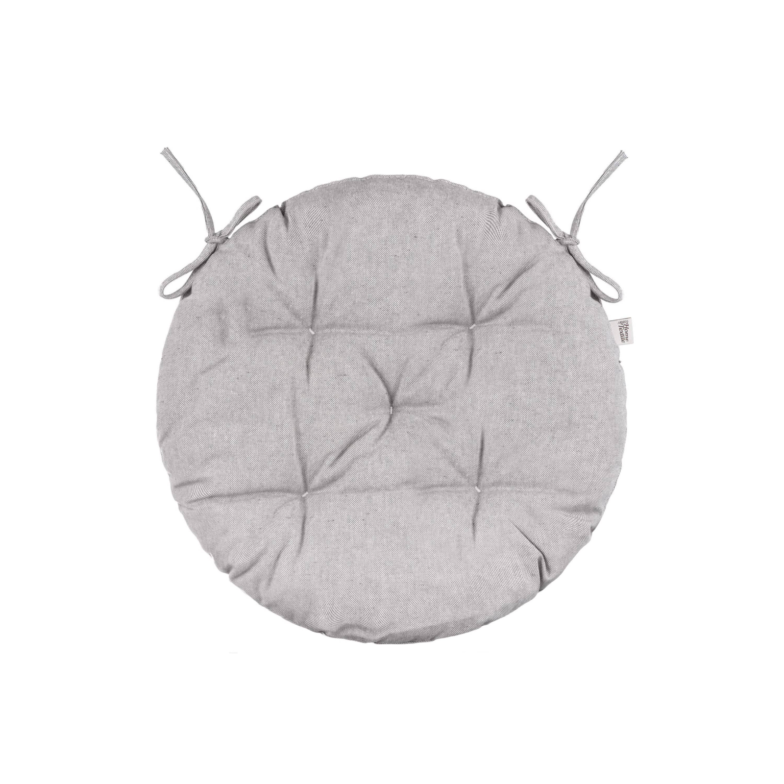Подушка на стул Ardesto Oliver серый, D-40см 100% хлопок (ART03OD) изображение 5
