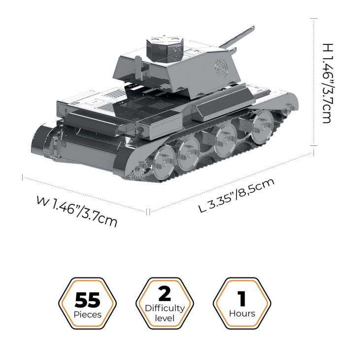 Конструктор Metal Time колекційна модель Cruiser Mk III (MT064) зображення 2