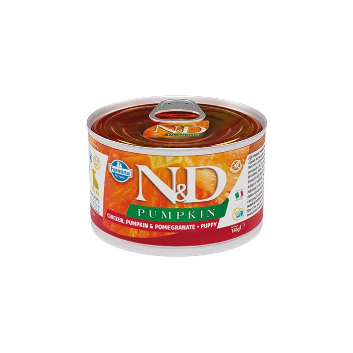 Консервы для собак Farmina N&D Grain Free Pumpkin Chicken Puppy Mini 140 г (8606014105711)