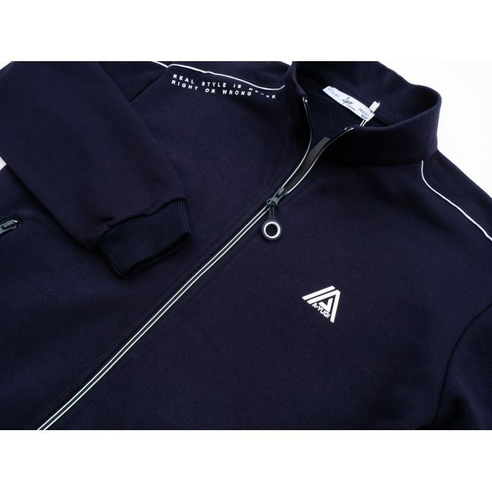 Спортивний костюм дитячий A-Yugi на блискавці (7052-158B-blue) зображення 7