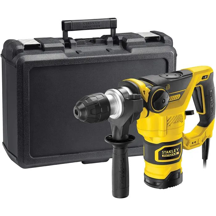 Перфоратор Stanley SDS-Plus, 1250 Вт, 3.5 Дж, 850 об/мин, кейс (FME1250K) изображение 2