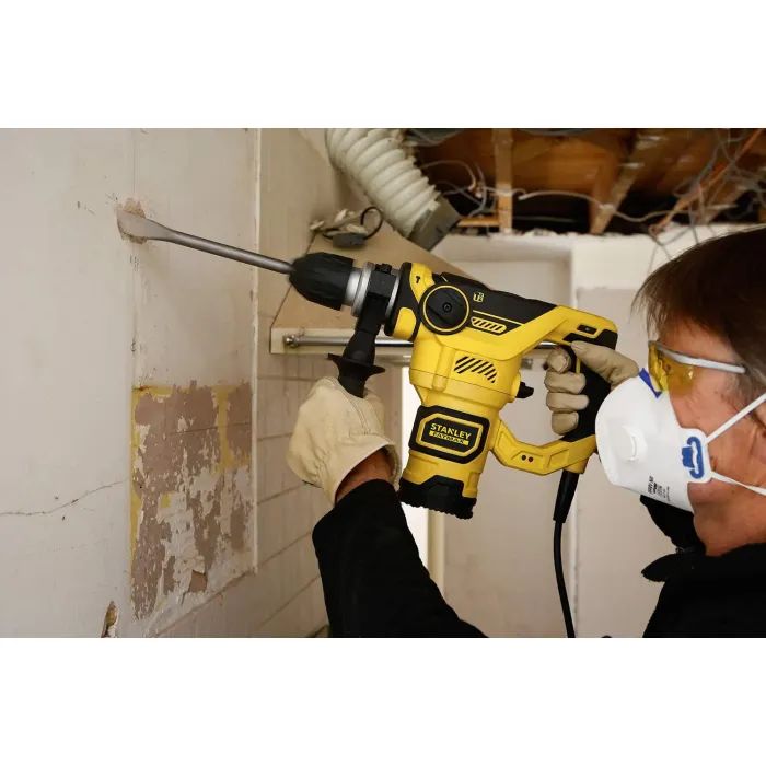 Перфоратор Stanley SDS-Plus, 1250 Вт, 3.5 Дж, 850 об/мин, кейс (FME1250K) изображение 5