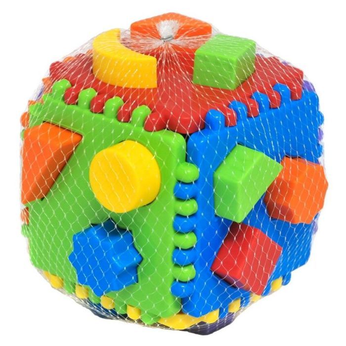 Розвиваюча іграшка Tigres сортер Educational cube 64 елемента (39781) зображення 3