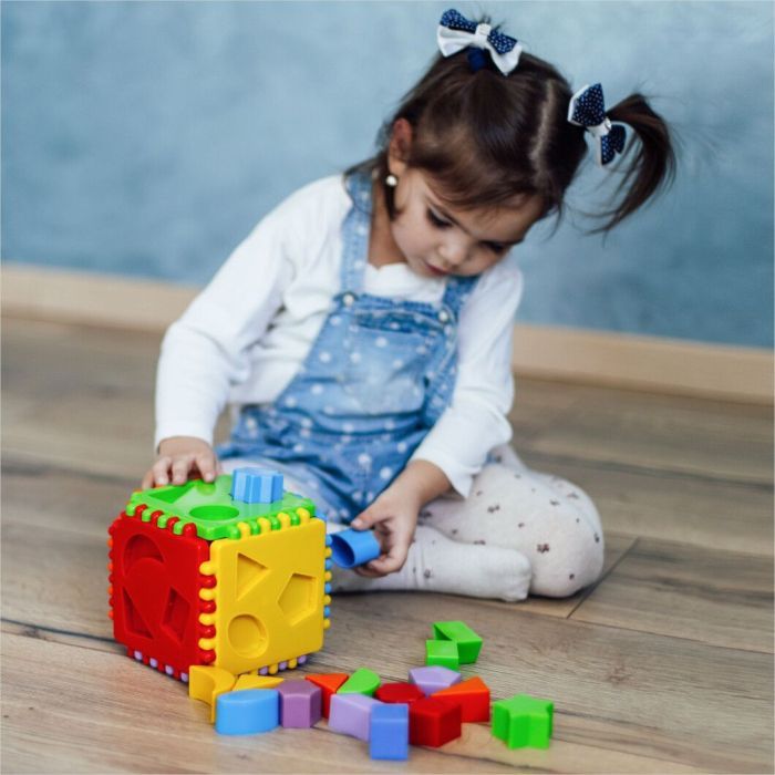 Розвиваюча іграшка Tigres сортер Educational cube 64 елемента (39781) зображення 4