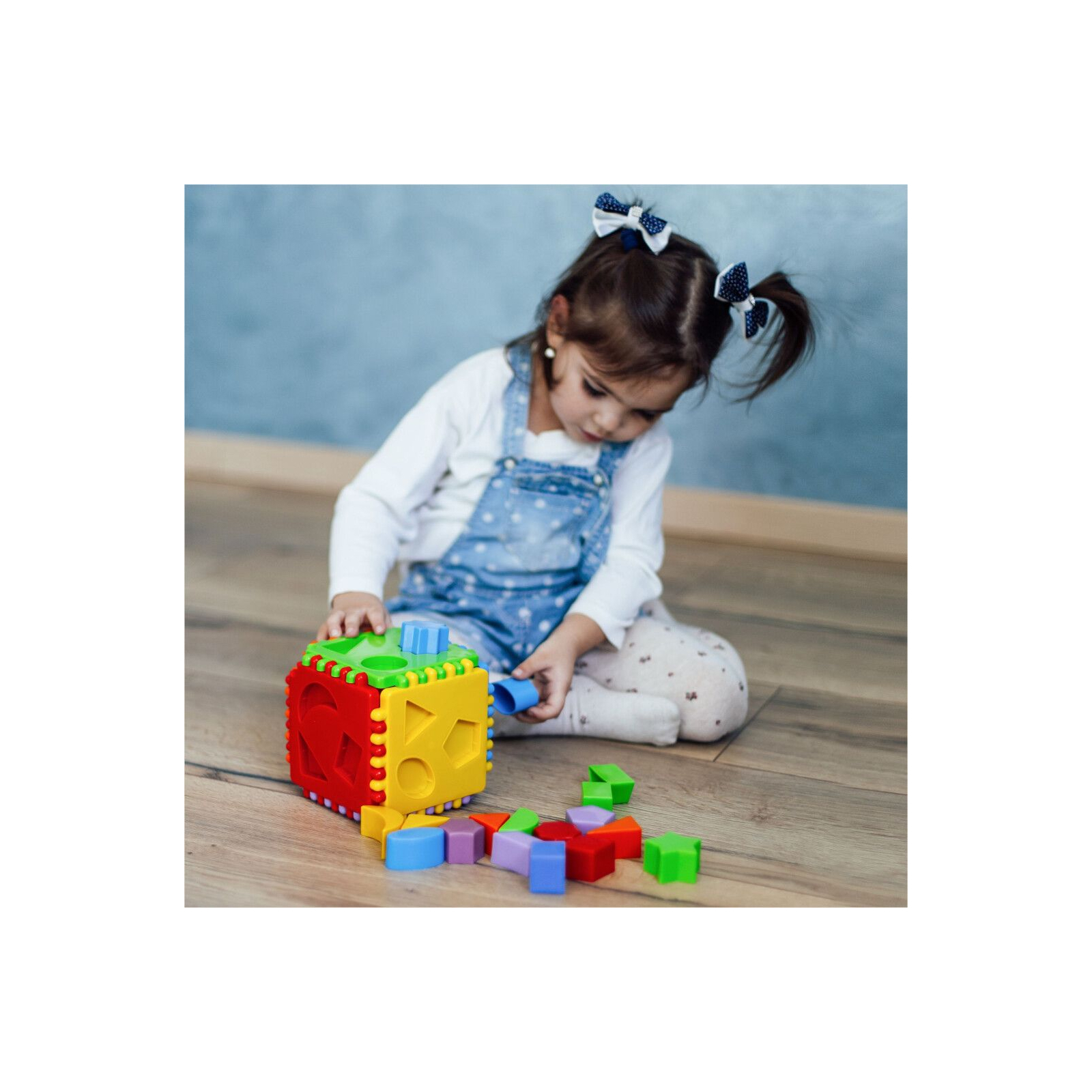 Развивающая игрушка Tigres сортер Educational cube 64 элемента (39781) изображение 4