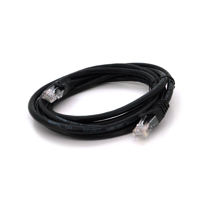 Патч-корд 3м, UTP, Cat.6, RJ45, CU, black Ritar (PCR-CU6/3Be)