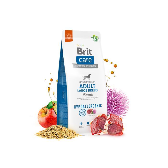 Сухий корм для собак Brit Care Dog Hypoallergenic Adult Large Breed з ягням 3 кг (8595602559084) зображення 2