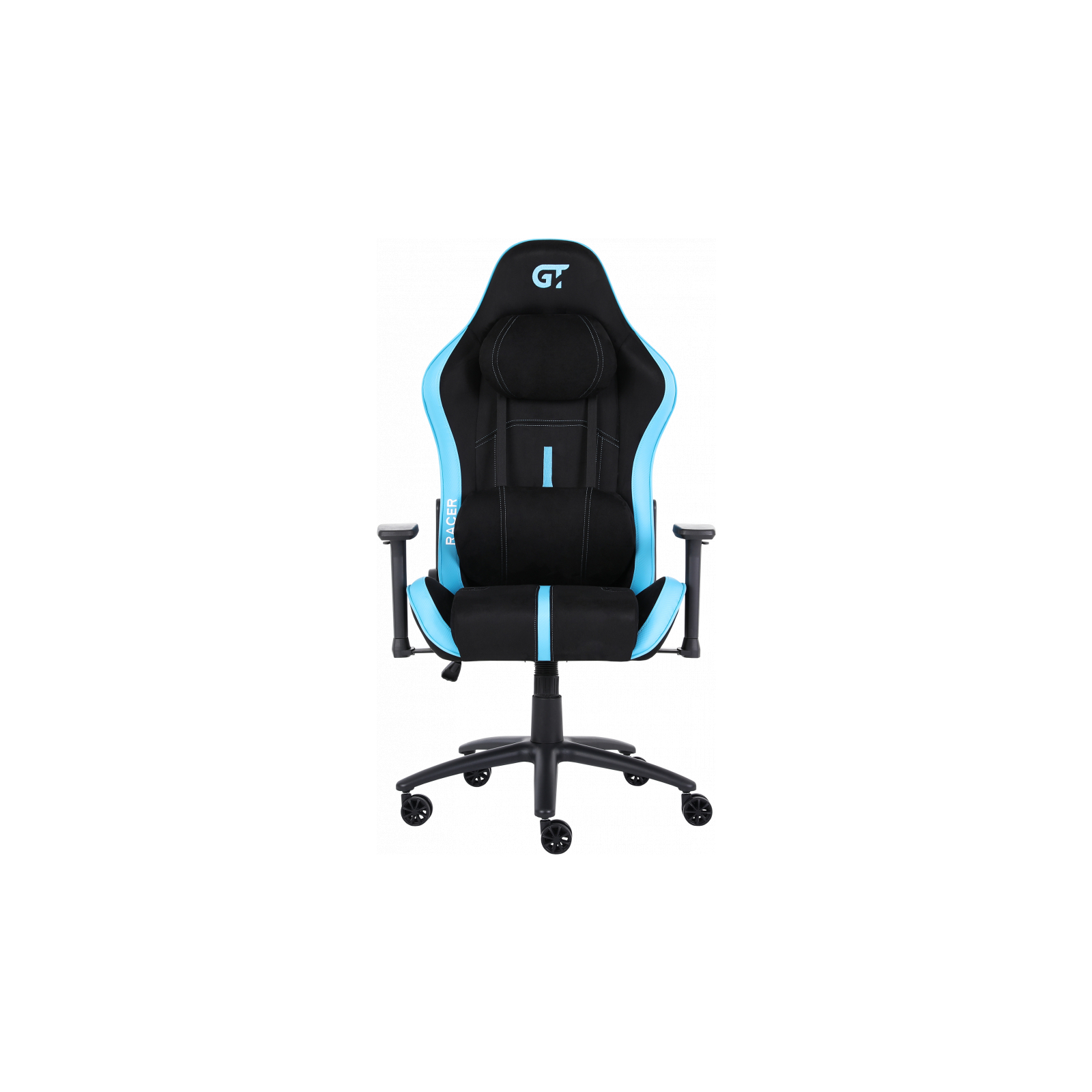 Крісло ігрове GT Racer X-2565 Black/Blue зображення 2