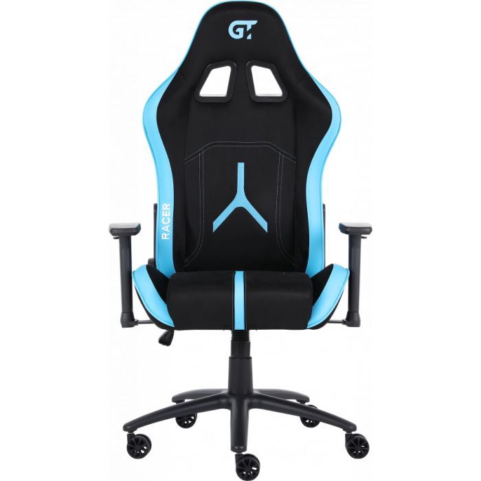Крісло ігрове GT Racer X-2565 Black/Blue зображення 3