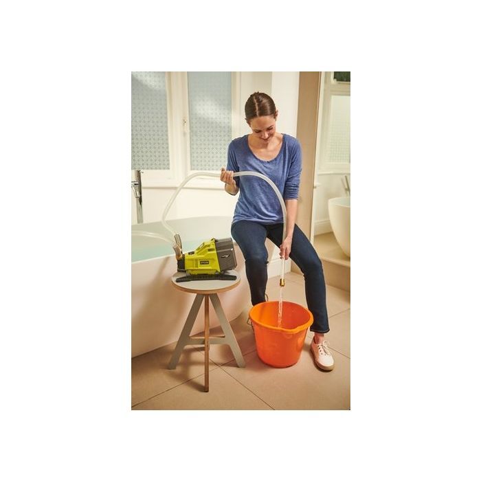 Садовый насос Ryobi R18TP-0, 18В ONE+, 1500л/ч (без АКБ и ЗУ) (5133003934) изображение 3