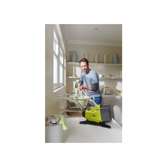 Садовый насос Ryobi R18TP-0, 18В ONE+, 1500л/ч (без АКБ и ЗУ) (5133003934) изображение 5