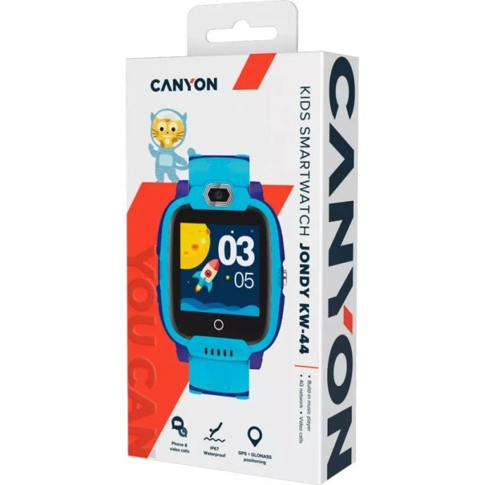 Смарт-годинник Canyon CNE-KW44PP Jondy KW-44, Kids smartwatch Pink (CNE-KW44PP) зображення 4