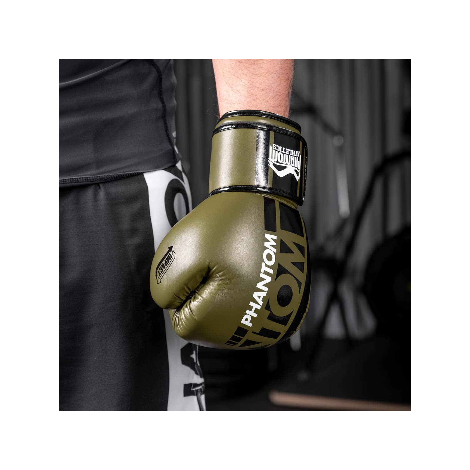 Боксерские перчатки Phantom APEX Black 12oz (PHBG2025-12) изображение 4