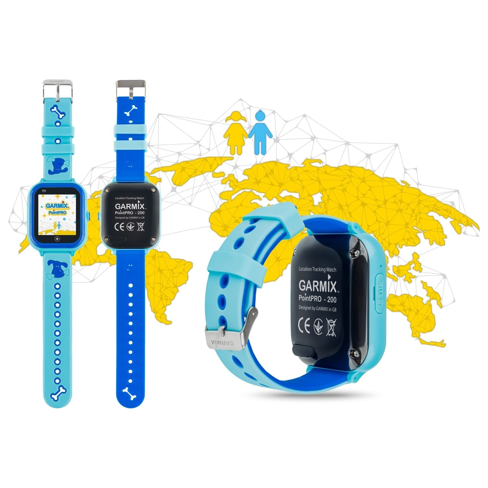 Смарт-часы GARMIX PointPRO-200 4G/GPS/WIFI/VIDEO CALL BLUE (1002334) изображение 2