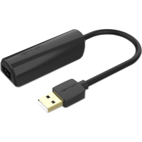 Photos - Cable (video, audio, USB) Vention Перехідник USB 2.0 to Ethernet RJ45 100Mb   CEGBB (CEGBB)