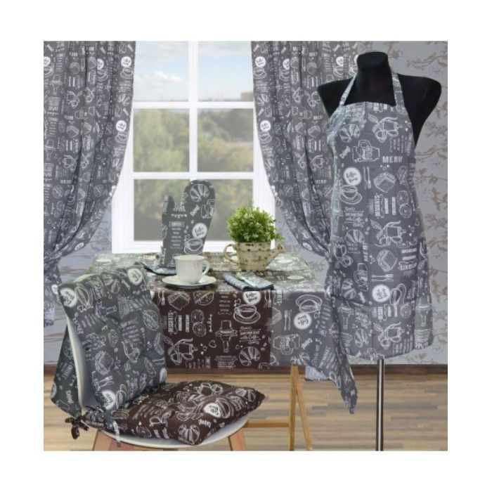 Скатерть Прованс Grey Breakfast 220х136 см (4823093408401) изображение 2