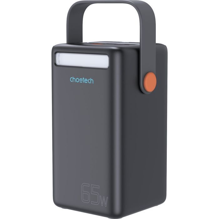 Батарея універсальна Choetech 50000mAh, PD/3.0/65W, QC/3.0/18W, USB-C, 3*USB-A, mirco USB, LED Light (B664-CCBE) зображення 2