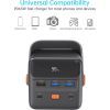 Батарея універсальна Choetech 50000mAh, PD/3.0/65W, QC/3.0/18W, USB-C, 3*USB-A, mirco USB, LED Light (B664-CCBE) зображення 5