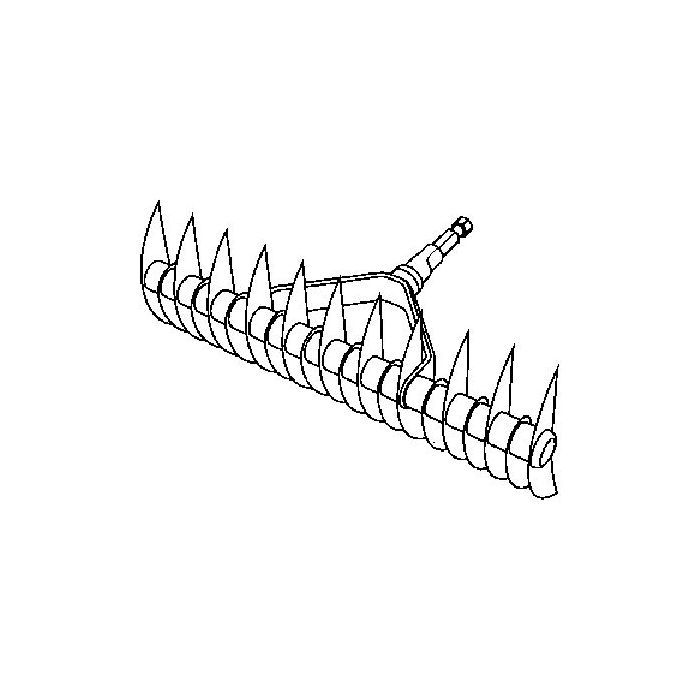 Граблі Gardena граблі-аератор Gardena Combisystem сталеві 35 см (03392-20.000.00) зображення 2