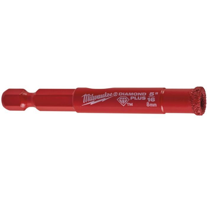 Коронка Milwaukee алмазная Diamond Plus 20мм, с хвостовиком (49560515)