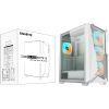 Корпус для ПК GIGABYTE C301 GLASS WHITE V2 изображение 2