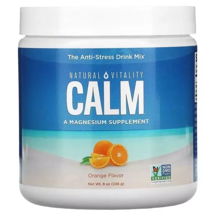 Мінерали Natural Vitality Антистресовий напій, апельсиновий смак, CALM, Orange, 226 гр (PTG-04351)