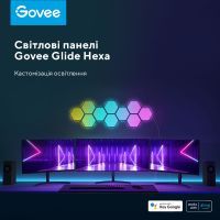 Светильник Govee H6061 Glide Hexa Light Panels 10шт RGB Білий (B6061301) изображение 10