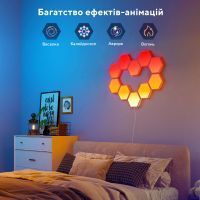 Светильник Govee H6061 Glide Hexa Light Panels 10шт RGB Білий (B6061301) изображение 7