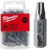 Набор бит Milwaukee TX15, 25мм, 25шт (4932399595) изображение 3