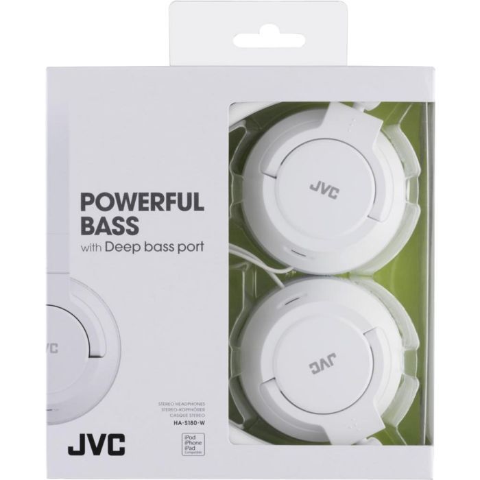 Наушники JVC HA-S180 White (HA-S180-W-EF) изображение 2