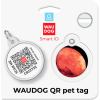 Адресник для животных WAUDOG Smart ID с QR паспортом "Марс", круг 30 мм (230-4031) изображение 5