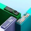 Клавиатура Aula F2088 Pro Mechanical White/Violet + 9 Purple keys KRGD Blue USB UA (6948391234915) изображение 4