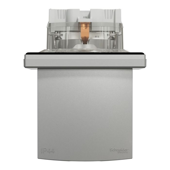 Розетка Schneider Electric ASFORA IP44, антрацит (EPH3100371) изображение 5
