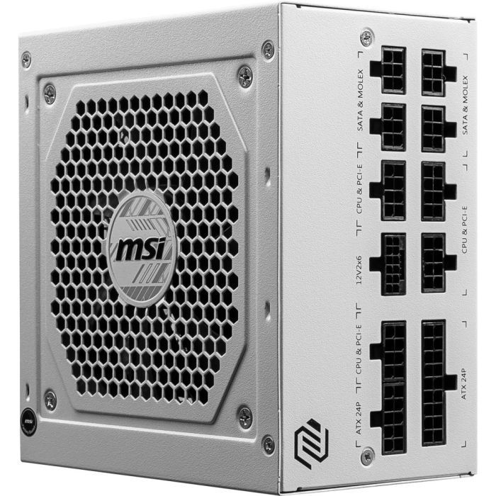 Блок питания MSI 850W (MAG A850GL PCIE5 WHITE) изображение 9