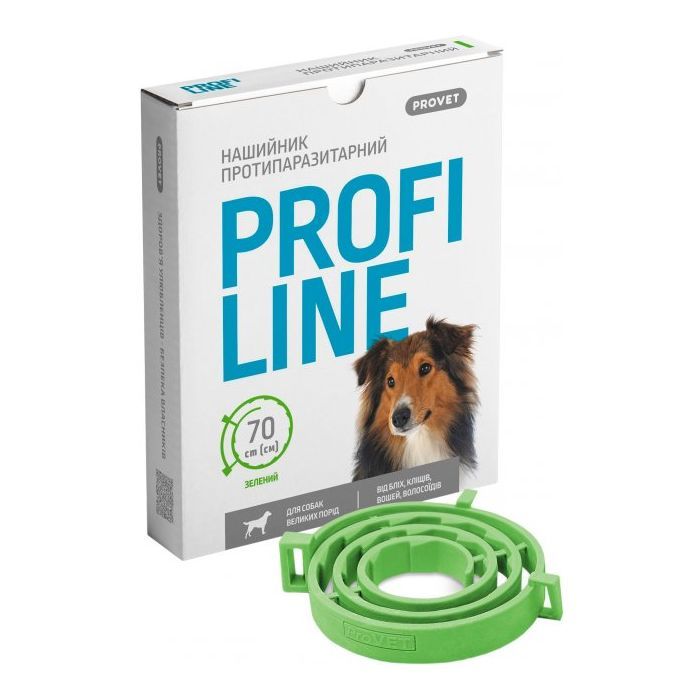 Ошейник для животных ProVET Profiline для больших пород (инсектоакарицид) 70 см фиолетовый (4823082430987) изображение 4