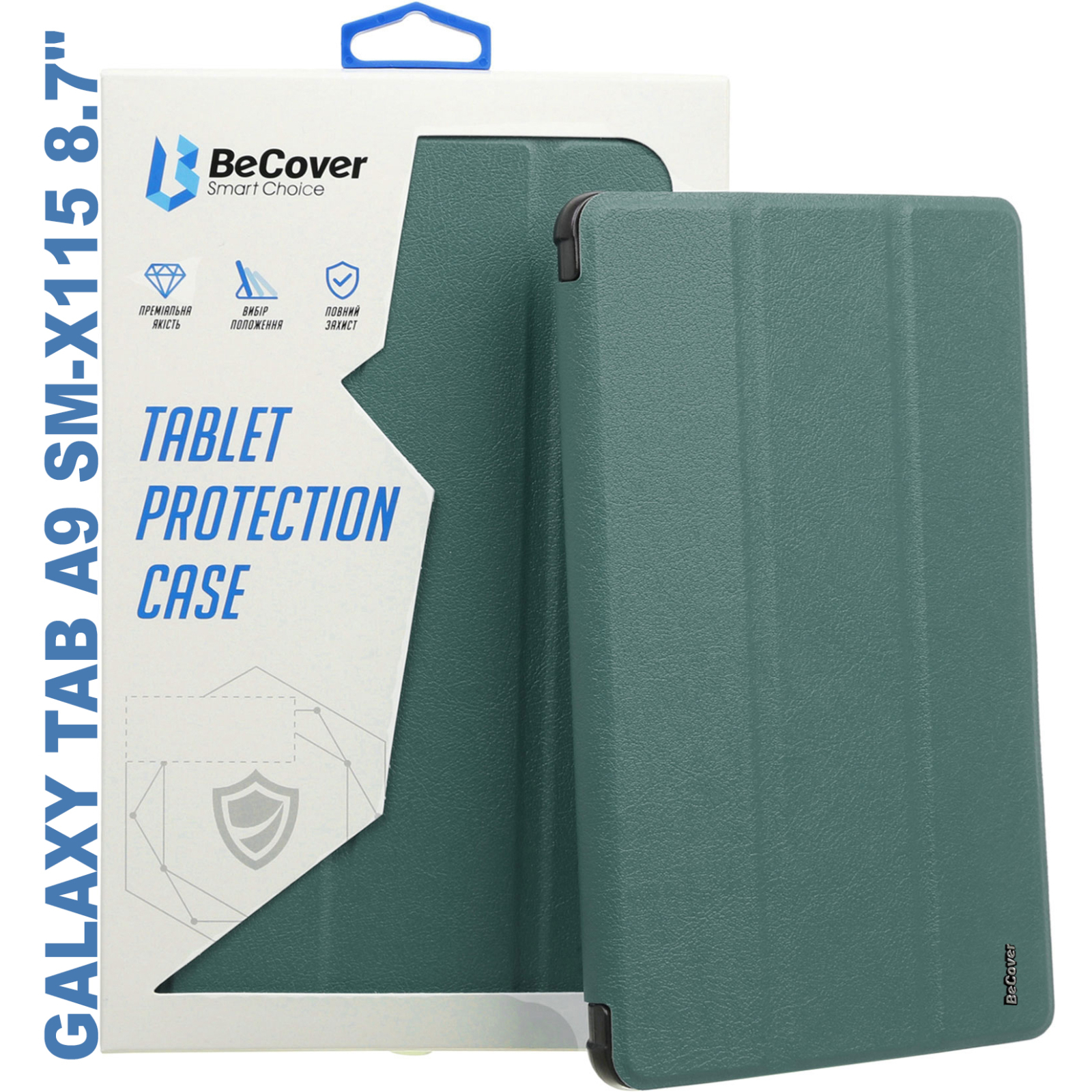 Чохол до планшета BeCover Soft Edge stylus holder Samsung Tab A9 SM-X115 8.7" Deep Blue (710356)