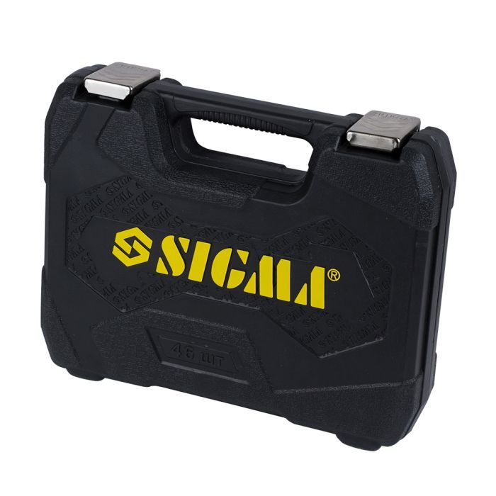 Набор инструментов Sigma насадок торцевых и бит 1/4" 46шт CrV mid (6003511) изображение 5