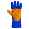 Захисні рукавиці Sigma краги зварювальника р10.5, клас А, довжина 35см (синьо-жовті) (9449321) зображення 3