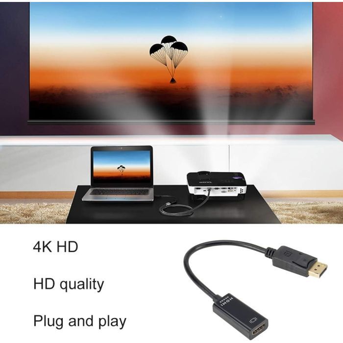 Переходник DisplayPort Male to HDMI 4K Ultra HD Female ST-Lab (U-996-4K) изображение 9