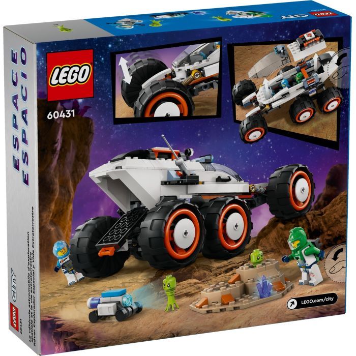 Конструктор LEGO City Космічний дослідницький всюдихід й інопланетне життя 311 деталей (60431) зображення 7