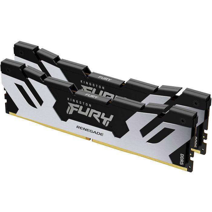Модуль памяти для компьютера DDR5 32GB (2x16GB) 8000 MHz Renegade Silver XMP Kingston Fury (ex.HyperX) (KF580C38RSK2-32) изображение 2