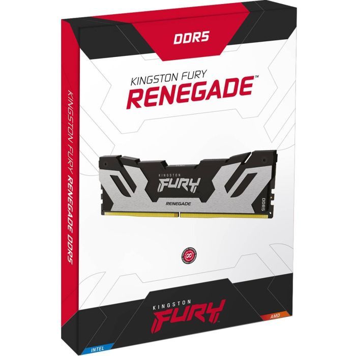 Модуль памяти для компьютера DDR5 32GB (2x16GB) 8000 MHz Renegade Silver XMP Kingston Fury (ex.HyperX) (KF580C38RSK2-32) изображение 4