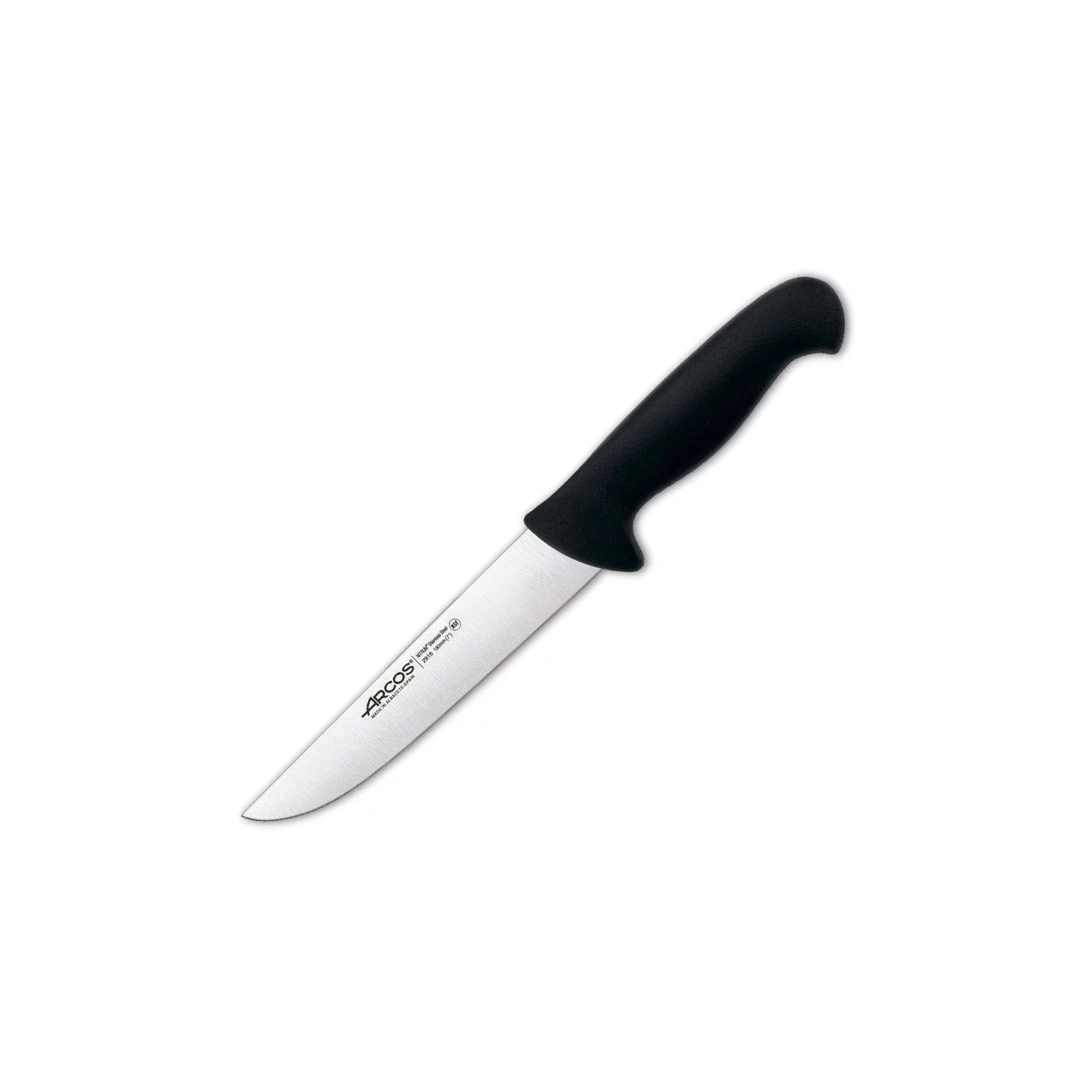 Кухонный нож Arcos серія "2900" для м'яса 180 мм Чорний (291625)