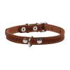 Ошейник для животных Collar одинарный Ш 20 мм Д 32-40 см коричневый (01336) изображение 2